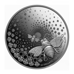 20 Dollars Bee, black reverse