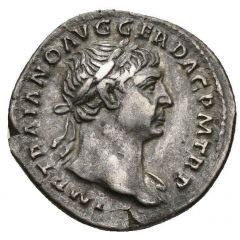 Denarius - Trajan COS V P P S P Q R OPTIMO PRINC DANVVIVS, Danuvius