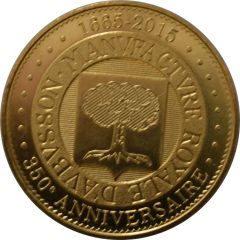 Tourist token - Monnaie de Paris - Aubusson - 350e anniversaire de la manufacture royale
