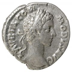 Denarius - Commodus TR P IIII IMP II COS P P, Salus