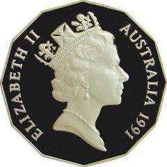 50 Cents - Elizabeth II 3rd Portrait - Masterpieces in Silver Proof