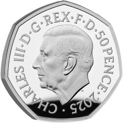 50 Pence - Charles III The flying Car; Silver Proof