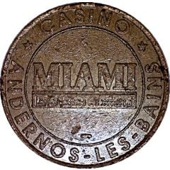 2 Franc - Casino Miami Andernos Les Bains