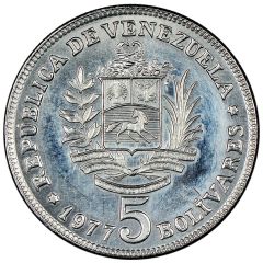 5 Bolívares Pattern