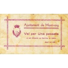 1 Peseta Mont-roig