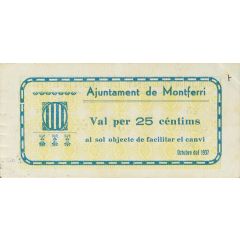 25 Céntimos Montferri