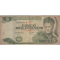 5 Bolivianos Series D-E