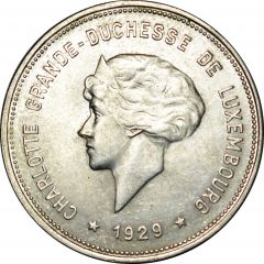 5 Francs - Charlotte Silver
