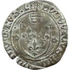 Blanc with crown of Provence - Louis XII 2nd type
