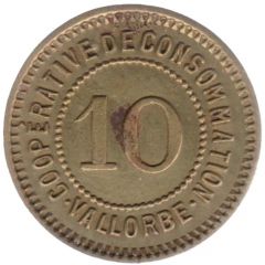 10 Centimes - Coopérative de consommation Vallorbe