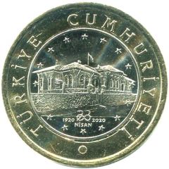 1 Lira Grand National Assembly of Turkey