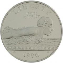 1/2 Dollar Atlanta Olympics - Swimming