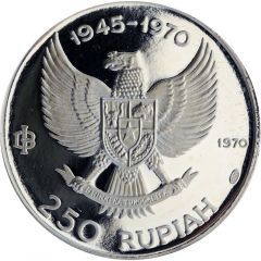 250 Rupiah Manjusri Statue
