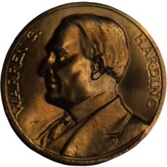 Medal - Inaugurated Warren G. Harding, President of the United States
