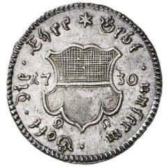 1/2 Ducat Silver pattern strike; Augsburg confession