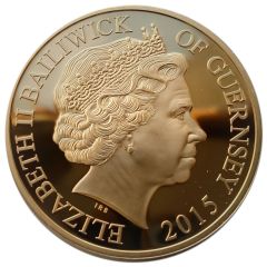 50 Pence - Elizabeth II Winston Churchill - in ceremonial uniform