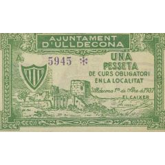 1 Peseta Ulldecona