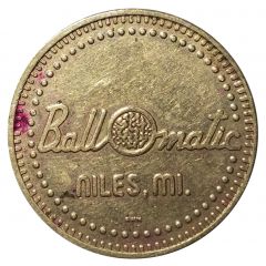 Token - Ball O matic Niles, Michigan
