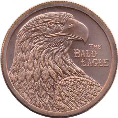 1 oz Copper The Bald eagle
