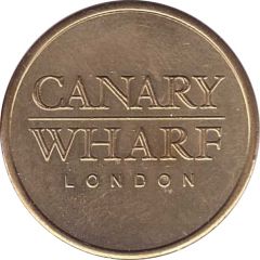 Parking Token - Canary Wharf London 25.5 mm