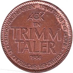 1 Trimm Taler AOK Bremen