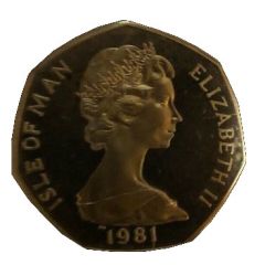 50 Pence - Elizabeth II Tourist Trophy Motorcycle Races, Silver Proof