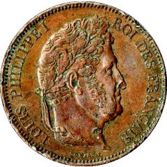 Medal - Louis Philippe I Anniversaire du 30 juillet 1830, Nantes 1832