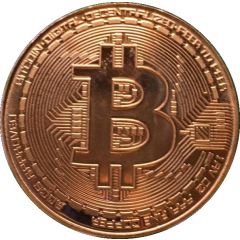 Token - Bitcoin 1 oz Copper