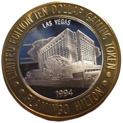 Ten Dollar Gaming Token - Flamingo Hilton Las Vegas, Nevada
