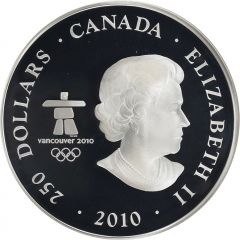 250 Dollars - Elizabeth II Vancouver Olympics Eagle