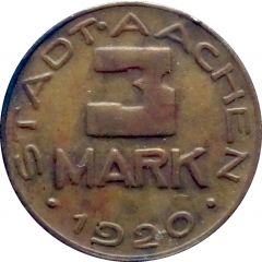 3 Mark - Aachen Alfred Rethel