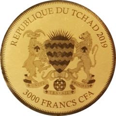 3000 Francs CFA African Springbok