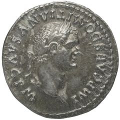 Denarius - Domitian TR POT II COS VIIII DES X P P, Minerva
