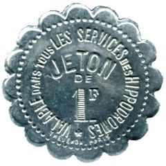 1 Franc Société Sportive d`Encouragement - Paris [75]
