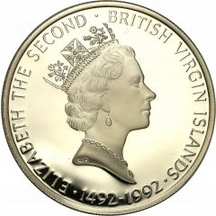 25 Dollars - Elizabeth II Columbus aboard ship