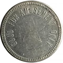 Token - Good For Amusement Only Star
