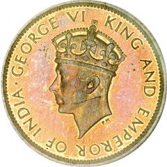1 Farthing - George VI With `King and Emperor`, Small Head