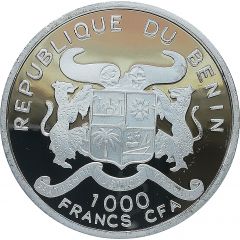 1000 Francs CFA Saddle-billed stork