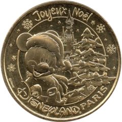 Jeton touristique - Monnaie de Paris - Disneyland Paris - Joyeux Noël