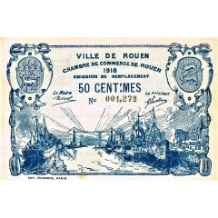 50 Centimes - Chambre de Commerce de Rouen 76