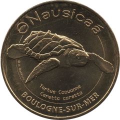 Monnaie de Paris Tourist Token - Boulogne-sur-Mer Nausicaä - Caretta caretta