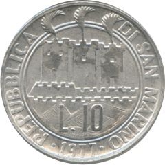 10 Lire The footprint of man`s poisons