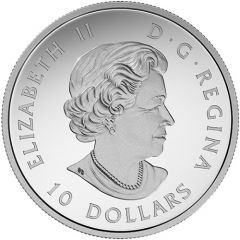10 Dollars - Elizabeth II Aurora Borealis