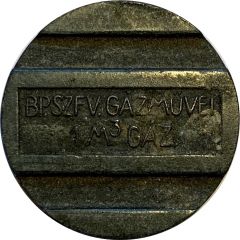 Gaz Token - BP.SZ.FV. Gázművei