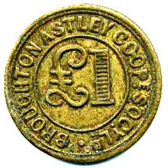 1 Pound - Broughton Astley CSL Leicestershire