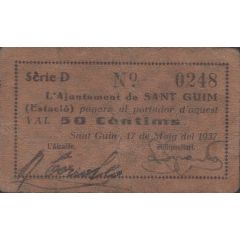 50 Céntimos Freixanet - Sant Guim Estació