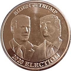 Copper round - Biden vs Trump - 2020 Election