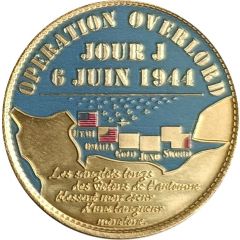 Jeton touristique - Arthus Bertrand - Mémorial de Caen - Opération Overlord