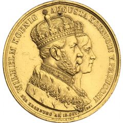 Medal - Coronation of Wilhem I as king of Prussia