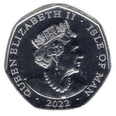50 Pence - Elizabeth II Platinum Jubilee - Long Live Our Noble Queen, Silver and Gold Plated